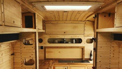 ford transit vestavba, vanlife